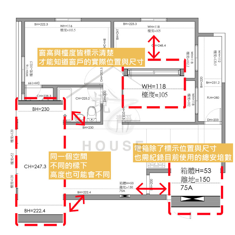 onsite house drawings